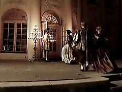 Glamorous noble people fuck in a mansion in group sex