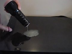 Dumping a load of cum in my Fleshlight