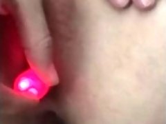 CUMS HARD ON FINGER FROM VIBRATOR