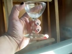 (Teaser) Swirling Cum in a Glass Chalice