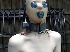 Slave slut all banged up awaits more pain BDSM porn