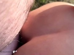 nice tight pussy nature outside fuck risky public sunny in a park cumshort