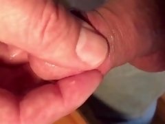 erotic glans massage with thumb