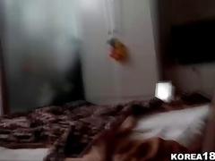 Handsome amateur Korean babe rides a dick like a pro
