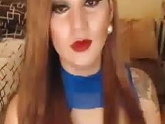Huge Tits Tranny Loves to Toy Her Cock