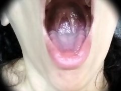 inside mouth close up