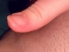 Playing with cum after creampie