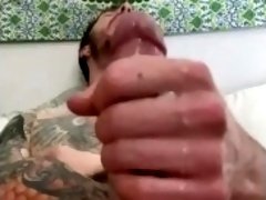 3 hours edging leads to massive cumshot